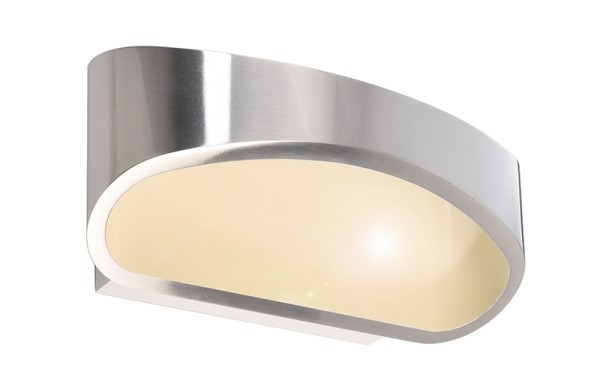 Deko-Light Wandaufbauleuchte, Acamar, Aluminium Druckguss, silberfarben, Warmweiß, 104°, 5W, 230V