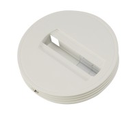 DECKENROSETTE, für Hochvolt 1Phasen-Aufbauschiene, weiß DECKENROSETTE, für Hochvolt 1Phasen-Aufbauschiene, weiß