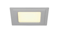 SENSER 12, Einbauleuchte, LED, 3000K, eckig, silbergrau, 6W SENSER 12, Einbauleuchte, LED, 3000K, eckig, silbergrau, 6W