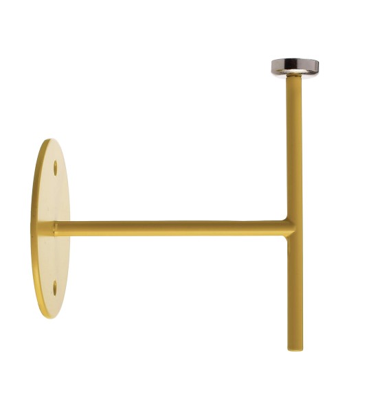 Deko-Light Zubehör, Wandhalter für Magnetleuchte Miram Gelb, Aluminium Druckguss, Gelb, 85mm