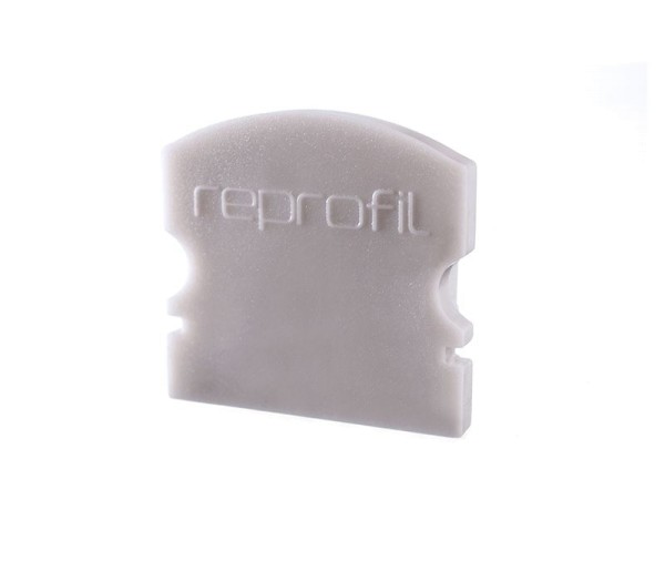 Reprofil Profil Zubehör, Endkappe F-AU-02-12 Set 2 Stk, Kunststoff, Grau, 18x6mm