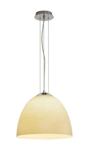 ORION CONE, Pendelleuchte, TC-(D,H,T,Q)SE, beige, Glas,  max. 60W