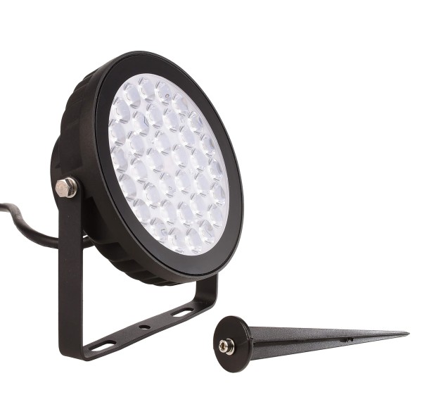 Deko-Light Erdspießstrahler, RF-smart, Spot, 230V, 25W, RGB+CCT, IP65, Anthrazit, 15°, 25W, 230V