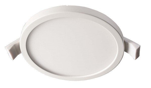 Deko-Light Deckeneinbauleuchte, Alya Rund, 7 W, DIM, 3000 K, Weiß, Kunststoff, Warmweiß (WW), 7W