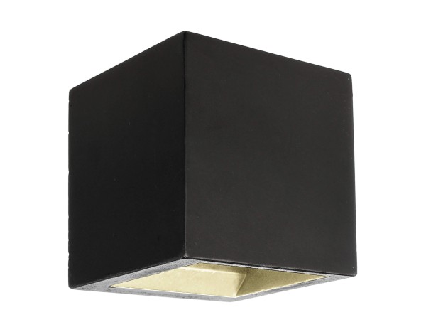 Deko-Light Zubehör, Abdeckung für Mini Cube Base, Beton, Schwarz, 75°, 80x80mm