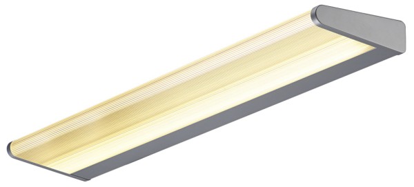 WORKLIGHT WAVE, Wandleuchte, T16, silbergrau, max. 39W