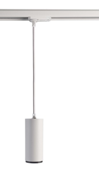 Deko-Light 1-Phasenleuchte-Pendelleuchte, Lucea, 10 W, DIM, 2700 K, Weiß, Aluminium, Warmweiß (WW)