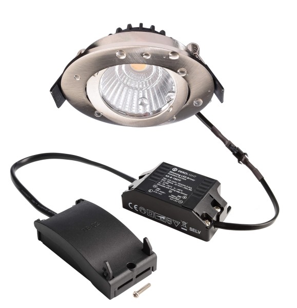 Deko-Light Deckeneinbauleuchte, Dione IP DTW, 8,5 W, DIM, 1800/3000 K, Nickel, Aluminium, 36°, 8W