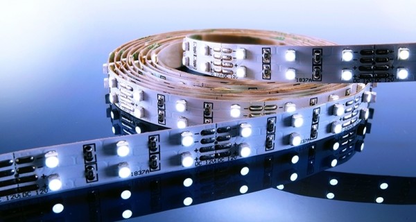 Flexibler LED Stripe IP 20, 12V, 3 m, Kaltweiß, 360 LED