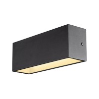SITRA L WL UP/DOWN, LED Outdoor Wandaufbauleuchte, anthrazit,  CCT switch 3000/4000K SITRA L WL UP/DOWN, LED Outdoor Wandaufbauleuchte, anthrazit,  CCT switch 3000/4000K