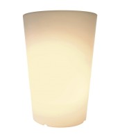 Kapego Dekorative Leuchte, Blumentopf Round, Weiß, E27 Kapego Dekorative Leuchte, Blumentopf Round, Weiß, E27