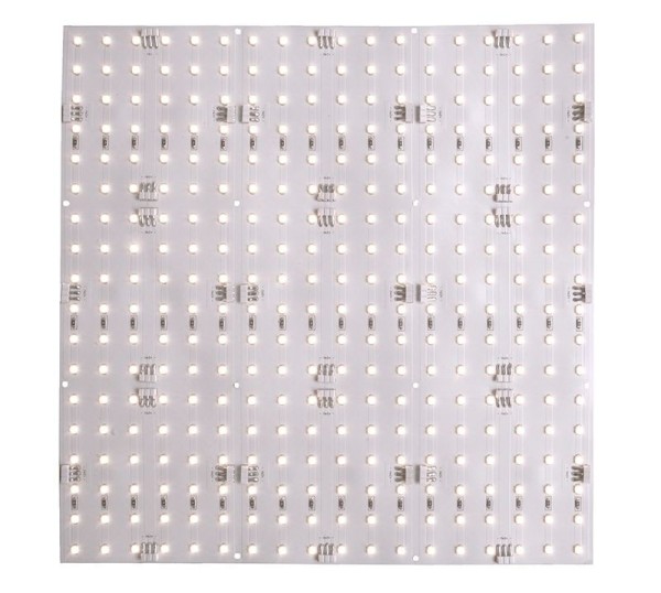 Deko-Light Modular System, Modular Panel Flex, Kupfer, Weiß, Warmweiß, 120°, 24W, 24V, 240x240mm