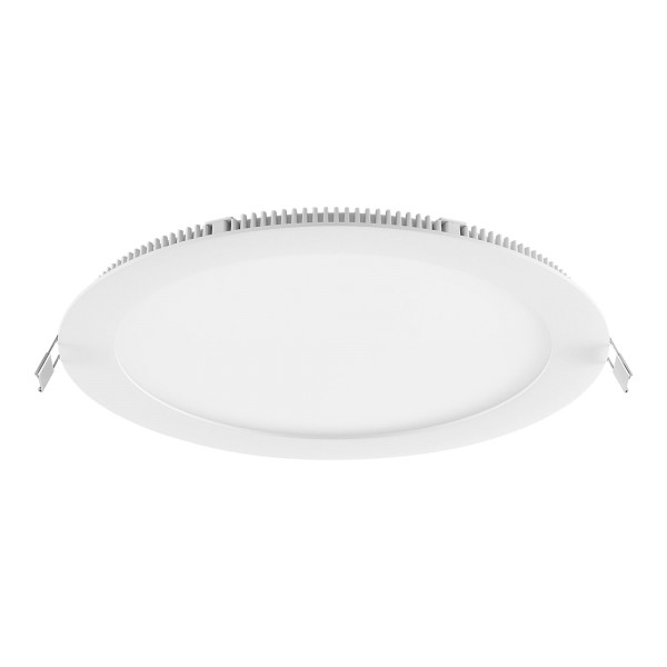 Deko-Light Downlight, Anik Round 220, 17 W, DIM, 2700 K, Weiß, Aluminium/Stahl/PMMA, Warmweiß (WW)