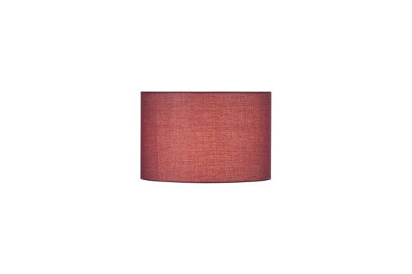 FENDA, Leuchtenschirm, rund, weinrot, Ø/H 30/20 cm