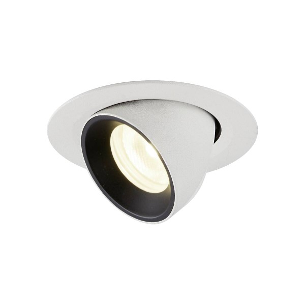NUMINOS® GIMBLE XS, Deckeneinbauleuchte weiß / schwarz 4000K 40°
