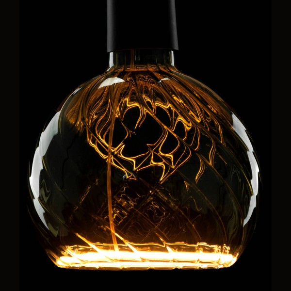 LED Floating Globe 150 twisted E27 1900K