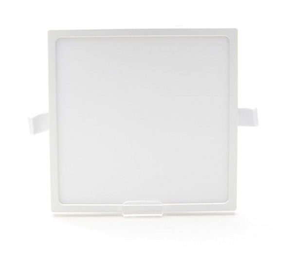 Deko-Light Deckeneinbauleuchte, Alya, Kunststoff, Weiß, Warmweiß, 110°, 11W, 230V, 180x180mm