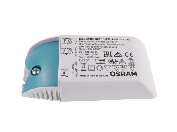 Osram Netzgerät, BASIC, DIM, CV, HTM105 / AC, Kunststoff, Grau / Grün, 105W, 11V, 3100mA, 108x52mm