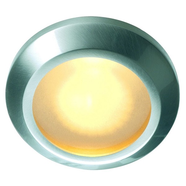 CALU Downlight, rund, alu brushed, MR16, max. 20W, IP65