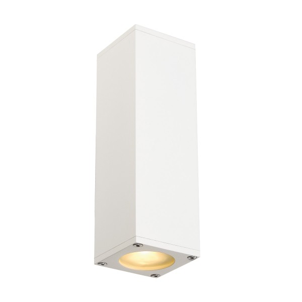 THEO, Wandleuchte, QPAR51, eckig, up/down, weiß, max. 100 W