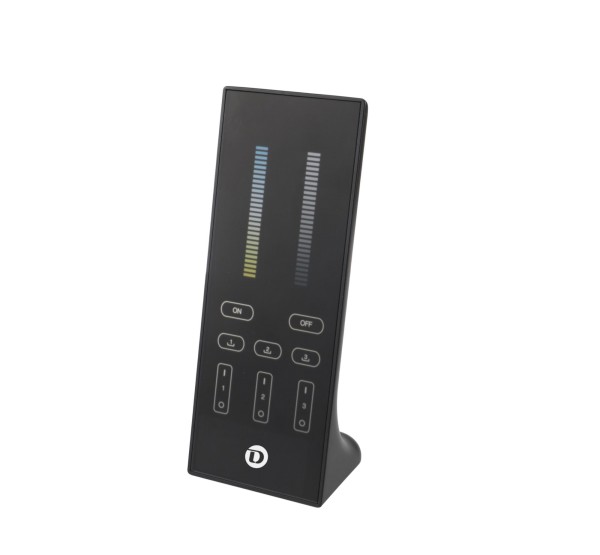 Deko-Light Steuerung RF, RF-smart, Standfernbedienung, schwarz, 3 Zonen, Single/CCT, Kunststoff, 3V