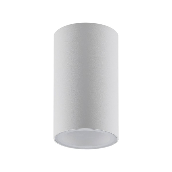 Deko-Light Deckenaufbauleuchte, Can IP44, 1x 7,5 W GU10, Weiß, Aluminium, Weiß, 7W, 230V