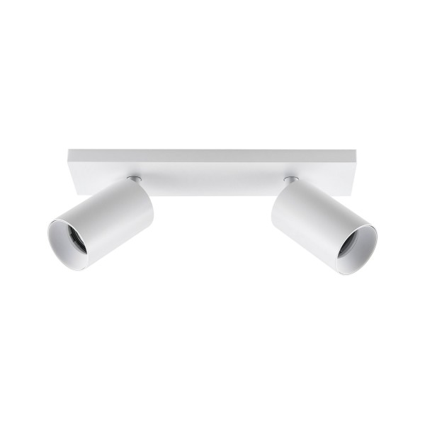 Deko-Light Deckenaufbauleuchte, Can Tilt Square, 2x 7,5 W GU10, Weiß, Aluminium, Weiß, 7W, 230V