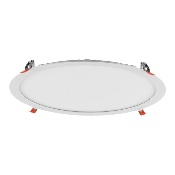 Deko-Light Downlight, Anik CCT Round 380, 30 W, DIM, 2700-6500 K, Weiß, Aluminium/Stahl/PMMA, 24V