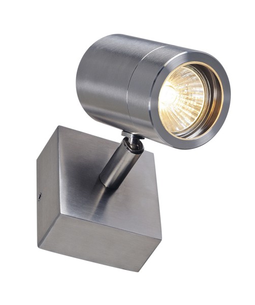 SST 304, Outdoor Wandleuchte, einflammig, QPAR51, IP44, edelstahl 304, max. 35W