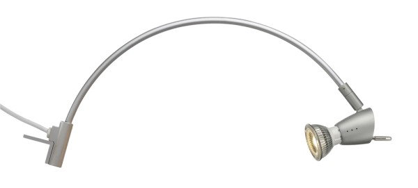 HIBIT, Displayleuchte, QPAR51, silbergrau, max. 75W