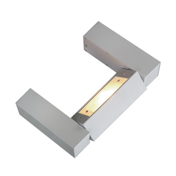 ONIO TWIST, Wand- und Deckenleuchte, HIT-TC-CE, silbergrau, max. 20W