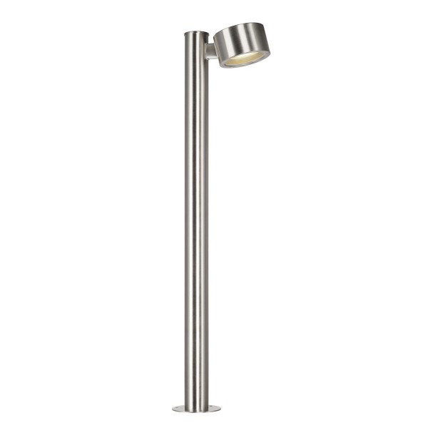 SITRA, Standleuchte, Energiesparleuchte GX53, IP44, edelstahl gebürstet, max. 9W