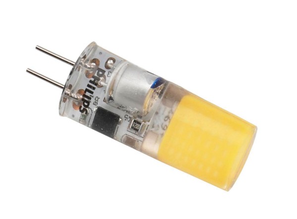 Philips Leuchtmittel, CorePro LEDcapsuleLV, G4, 12 V/AC, 2700 K, 300°, Kunststoff, Farblos, 12V