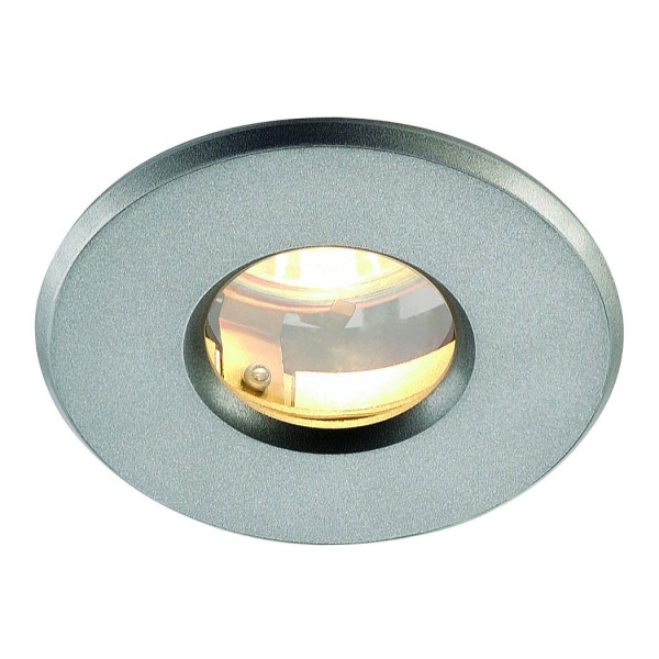 OUT 65 Downlight, rund, silbergrau, MR16, max. 35W
