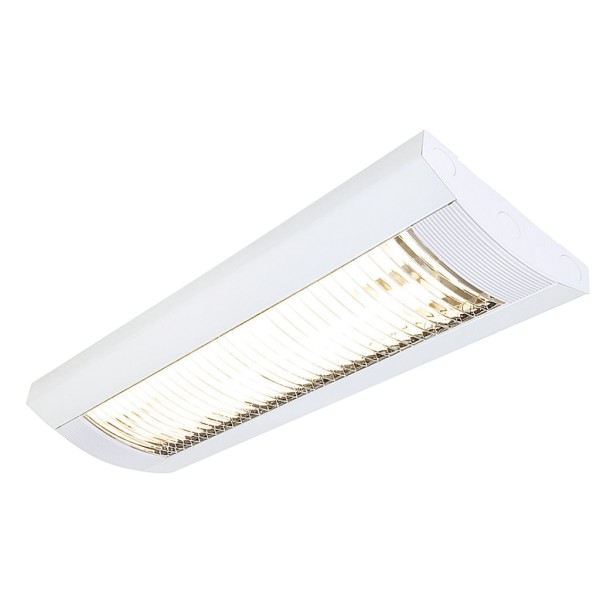 TRISTAN, Deckenleuchte, zweiflammig, T26, rechteckig, weiß, 2x 10W, ohne EVG