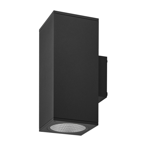Deko-Light Wandaufbauleuchte, ShoreLine Pro Square Up+Down, 55 W, DIM, 3000/4000K, Dunkelgrau, 230V