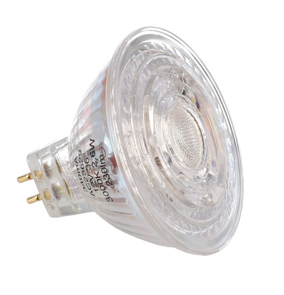 Osram Leuchtmittel, PARATHOM, GU5.3 / MR16, 12 V/AC/DC, 3000 K, 36°, Glas, Warmweiß (WW), 36°