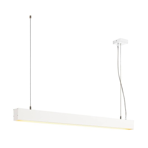 GLENOS Pendelleuchte, mattweiss, 1m, 52W, 3000K