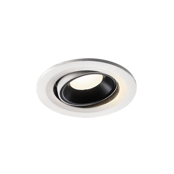 NUMINOS® MOVE S, Deckeneinbauleuchte weiß / schwarz 4000K 55°