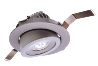 KapegoLED Deckeneinbauleuchte, Shop, inklusive Leuchtmittel, Silber, Neutralweiß, spannungskonstant KapegoLED Deckeneinbauleuchte, Shop, inklusive Leuchtmittel, Silber, Neutralweiß, spannungskonstant