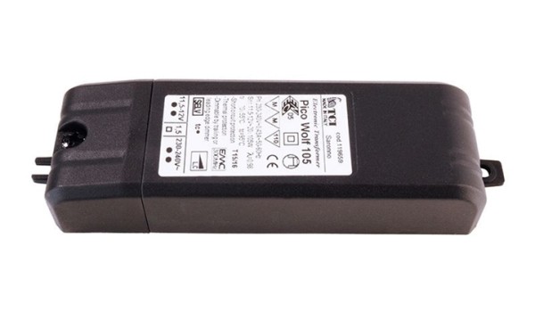 TCI Netzgerät, Picowolf 105 elektronisch, dimmbar: Phasenanschnitt oder Phasenabschnitt, 105,00 W