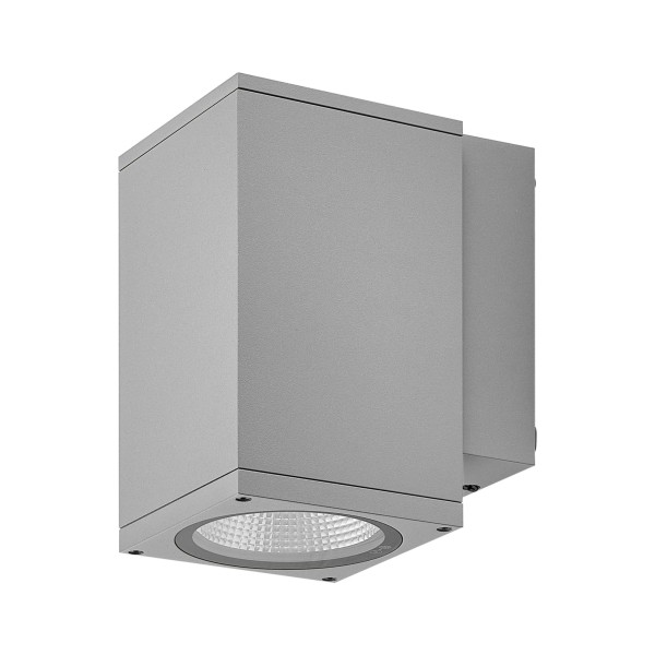Deko-Light Wandaufbauleuchte, ShoreLine Pro Square, 12 W, DIM, 3000/4000 K, Hellgrau, Aluminium