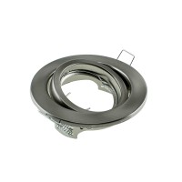 Einbauleuchte CIRCLE für GU10 Sockel, rund, Nickel (Edelstahloptik), max. 50W, inkl. Clipfedern Einbauleuchte CIRCLE für GU10 Sockel, rund, Nickel (Edelstahloptik), max. 50W, inkl. Clipfedern