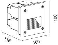 Vorschau: KapegoLED Wandeinbauleuchte, Light Base COB Outdoor, inklusive Leuchtmittel, Warmweiß, 1,00 W, IP 67 Vorschau: KapegoLED Wandeinbauleuchte, Light Base COB Outdoor, inklusive Leuchtmittel, Warmweiß, 1,00 W, IP 67