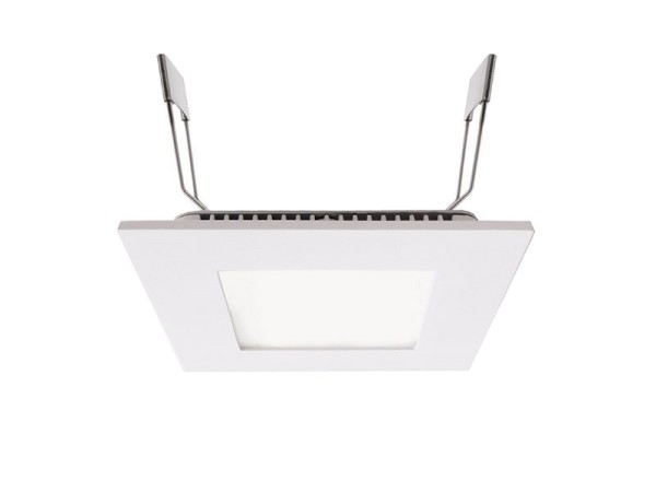 Deko-Light Deckeneinbauleuchte, LED Panel Square 8, Aluminium Druckguss, weiß, Neutralweiß, 110°, 7W