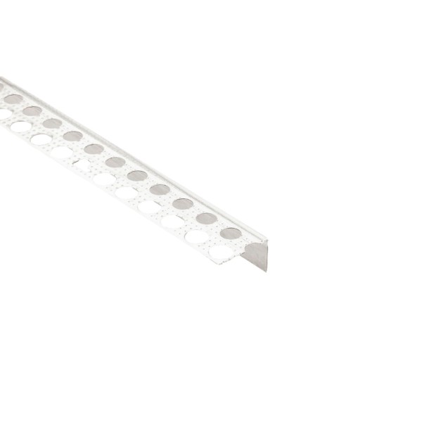 Deko-Light Profil, Combo Anschlussprofil für Spachtelarbeiten weiß, 3 m, Aluminium, Weiß, 3000mm