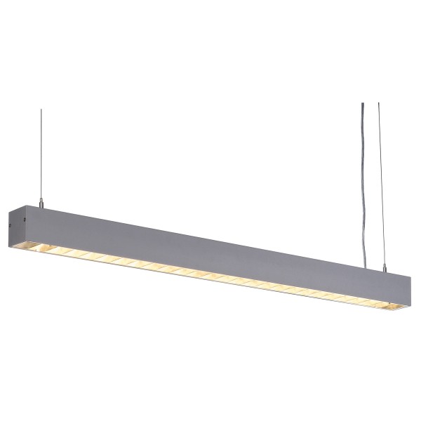RIFFA, Pendelleuchte, T16, silbergrau, max. 54W, dimmbar