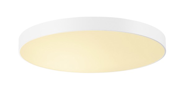 MEDO 90, Deckenleuchte, LED, 3000K, rund, weiß, Ø 90 cm, zur Pendelleuchte umrüstbar, 120W