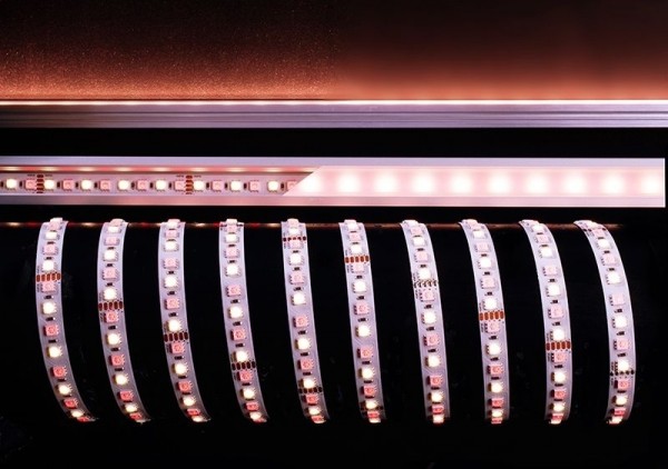 Deko-Light Flexibler LED Stripe, 5050-96-24V-RGB+3000K-3m, Kupfer, Weiß, RGB + Warmweiß, 120°, 80W