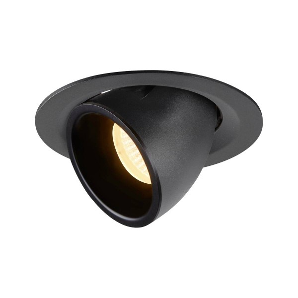 NUMINOS® GIMBLE M, Deckeneinbauleuchte schwarz 3000K 55°